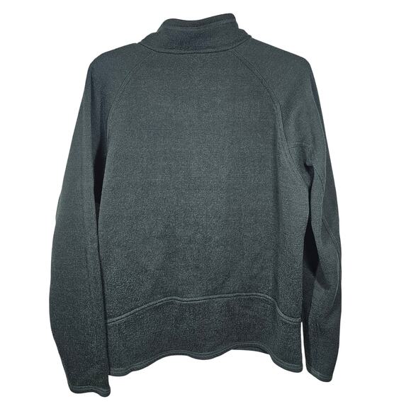 Patagonia Vintage Full-Zip Fleece Jacket with Mock Neck Collar Green Men's XL - Picture 4 of 12